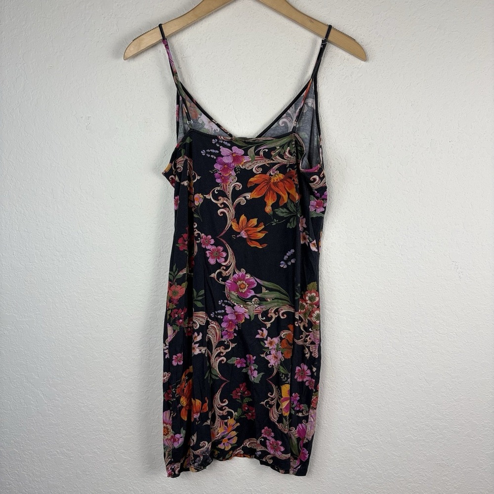 JOHNNY WAS M Tank Sleep Dress Slip Pocca Cotton/Modal Floral Mini Boho - Picture 5 of 6